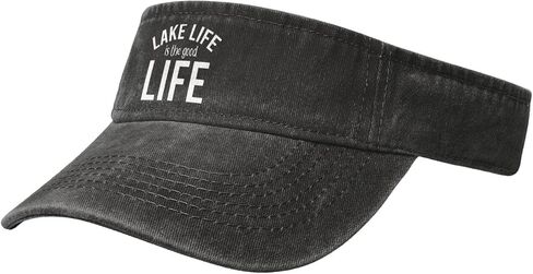Lake Life is The Good Life Sport Sun Visor Hats Cotton Ball Caps Empty Top Baseball Cap for Men Women in Saudi Arabia