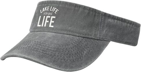 قبعات Lake Life is The Good Life Sport للحماية من الشمس، قبعات كرة قطنية، قبعة بيسبول علوية فارغة للرجال والنساء in Kuwait