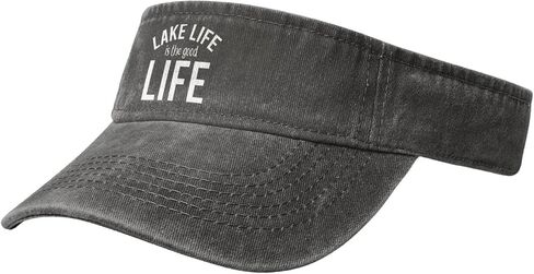 قبعات Lake Life is The Good Life Sport للحماية من الشمس، قبعات كرة قطنية، قبعة بيسبول علوية فارغة للرجال والنساء in Kuwait