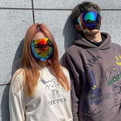 Face Sunglasses, Unisex Full Face Cover Visor with Advanced PC Panels for Outdoor Indoor Activities (#4) in Saudi Arabia