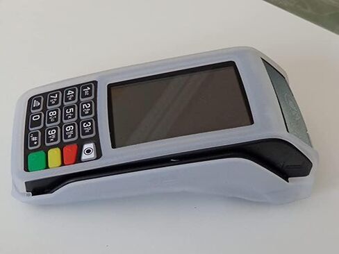 حقيبة حمل واقية Ingenico Move/5000، غلاف طرفي لبطاقة الائتمان من السيليكون الشفاف in Kuwait