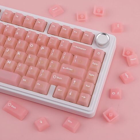 Keycaps 134 Keys PBT Custom Keycaps Set Dye-Sublimation Mosaic Cherry Profile Keycaps for Cherry MX Keys 60% Mechanical Keyboards in Kuwait