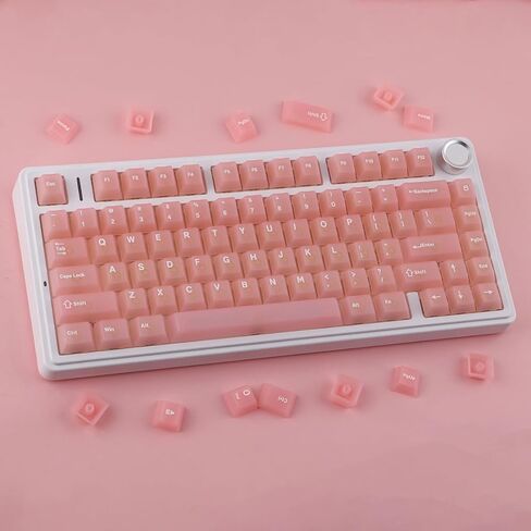Keycaps 134 Keys PBT Custom Keycaps Set Dye-Sublimation Mosaic Cherry Profile Keycaps for Cherry MX Keys 60% Mechanical Keyboards in Kuwait
