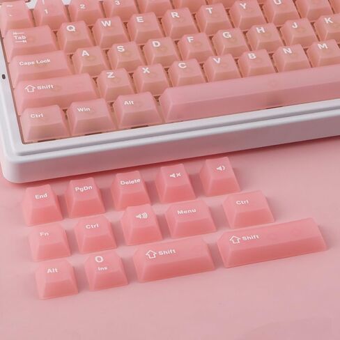 Keycaps 134 Keys PBT Custom Keycaps Set Dye-Sublimation Mosaic Cherry Profile Keycaps for Cherry MX Keys 60% Mechanical Keyboards in Kuwait