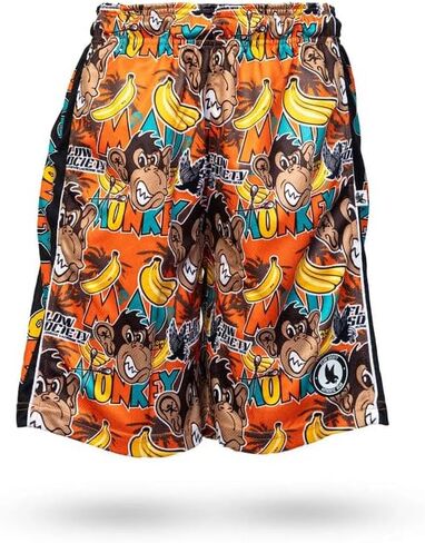 Flow Society Mad Monkey Boys Lacrosse Shorts | Boys LAX Shorts | Lacrosse Shorts for Boys | Kids Athletic Shorts for Boys in Kuwait
