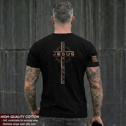 Jesus The Way The Truth and The Life Shirt, Cross Shirt, Christian Shirts for Men, Jesus Shirts, Christian Tshirts in Saudi Arabia