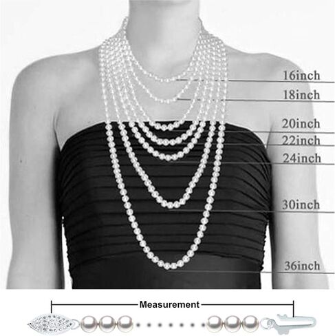 Freshwater Cultured Pearl Pendant Necklace AAA Graded White Teardrop Necklace Pendant with Sterling Silver Setting and Matching 16 or 18 Inch Chain - Orien Jewelry in Saudi Arabia