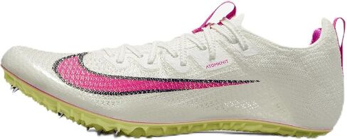 Nike Zoom Superfly Elite 2 CD4382-101 Sail/Light Lemon Twist/Black/Fierce Pink Men's Track & Field Sprinting Spikes 12.5 US in Saudi Arabia