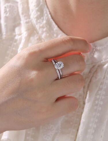 getlove Moissanite Wedding Band for Women D Color VVS1 Clarity 18K White Gold Plated 925 Sterling Silver Moissanite Half Eternity Band Stackable Ring Size 4-11 in Saudi Arabia
