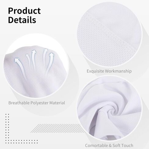 24 Pcs Cycling Beanies For Men And Women, Sweat-Wicking & Breathable, Elastic Helmet Liner, Caps For Running And Biking, Black And White in Kuwait