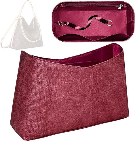 Purse Organizer Insert, Slim Inside Storage Bag In Bag Fit for LV Multipass Lightweight Inner Liner Bag Insert (Style-02) in Kuwait