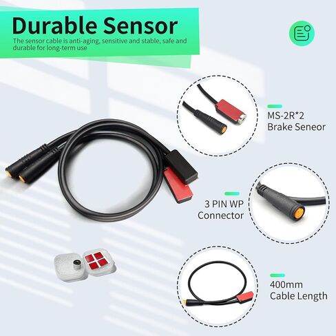 MUSELK Electric Bike Hydraulic Brake Sensor for BBS01 BBS02 BBS02B Mid Drive Motor Cut Off Power Accessories for Ebike Electric Brake System in Kuwait