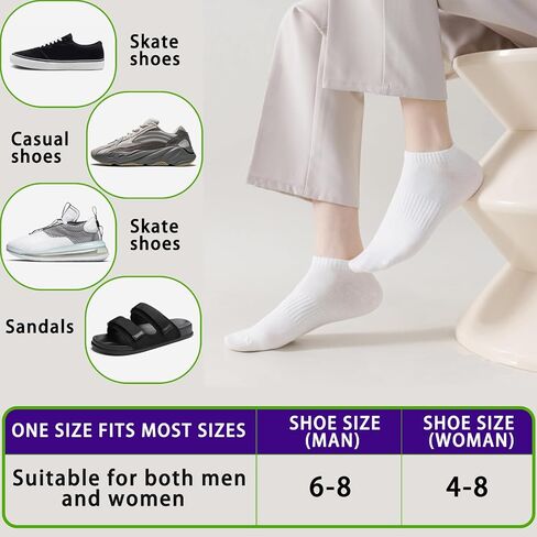 30 Pairs Low Cut Ankle Socks Unisex, 2.4" Height Breathable Cotton Socks, Medium Thickness Casual Athletic Socks for Men and Women, Black White Gray, All Season Bulk Pack in Saudi Arabia