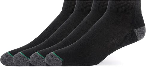 Burlington Men's Comfort Sport Cushioned Quarter Top Sock 4 Pair Pack in Saudi Arabia