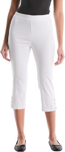 Rafaella Women's Soft Stretch Viscose Pull on 3/4 Length Capri Crop Pant 22 Inch Inseam in Kuwait