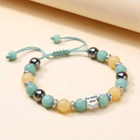 8TH Grade Graduation Gift for Girls, 8TH Grade Graduation Bracelet with Gift Cards, 8TH Grade Graduation Decorations Class of 2026, Bye Bye Eighth Grade Middle School Grad Party Supplies in Kuwait