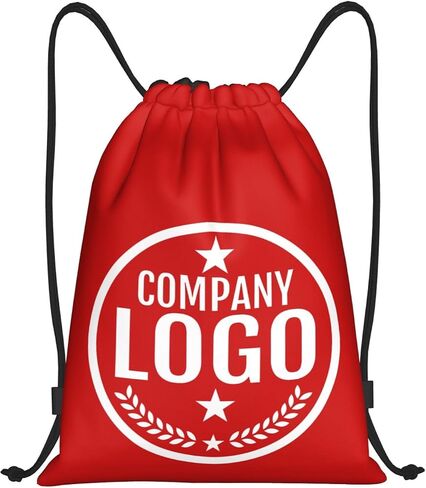 Bulk 10-200PCS Custom Backpack With Logo Custom Drawstring Bags Personalized Backpack Customized Bag Make Your Own Bulk For Sports Gym Blue M in Kuwait