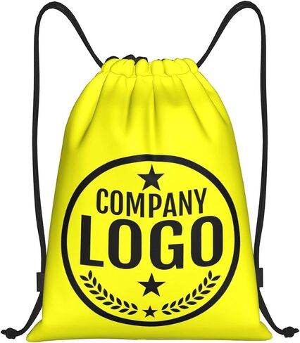 Bulk 10-200PCS Custom Backpack With Logo Custom Drawstring Bags Personalized Backpack Customized Bag Make Your Own Bulk For Sports Gym Blue M in Kuwait