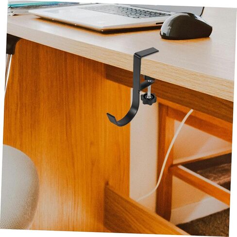 Desk Purse Hanger Metal Schoolbag Hook Tableside Bag Hanger Holder Adjustable Table Edge Hook for Office in Saudi Arabia