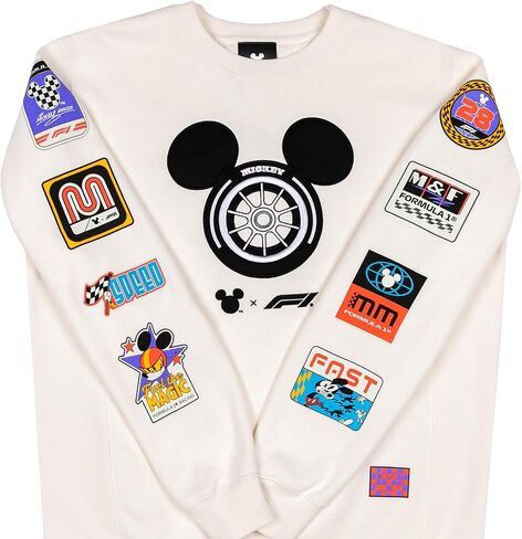 Formula 1 x Disney Unisex Mickey Mouse Wheel Crew Sweatshirt in Kuwait