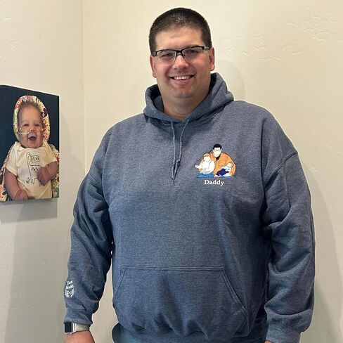Custom Family Sweatshirt Personalized Embroidered Design from Your Photo – Add Names, Initials or Special Text – Unique Gift for Family, Friends or Loved Ones on Any Meaningful Occasion in Kuwait