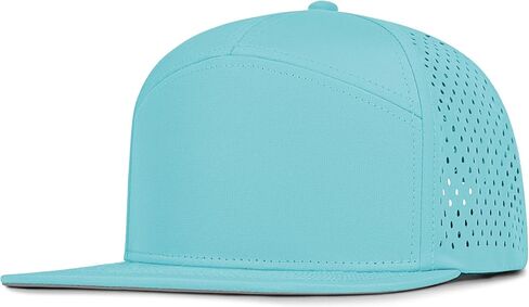 4 Inclusive Sizes Flat Bill Performance Trucker Hat Men Women, 7 Panel Snapback Running in Kuwait