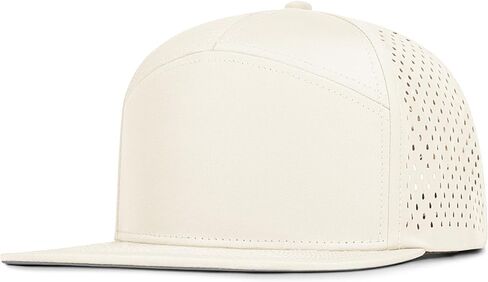 4 Inclusive Sizes Flat Bill Performance Trucker Hat Men Women, 7 Panel Snapback Running in Kuwait