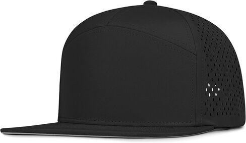 4 Inclusive Sizes Flat Bill Performance Trucker Hat Men Women, 7 Panel Snapback Running in Kuwait