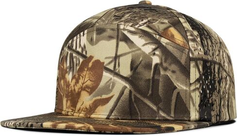 4 Inclusive Sizes Flat Bill Performance Trucker Hat Men Women, 7 Panel Snapback Running in Kuwait