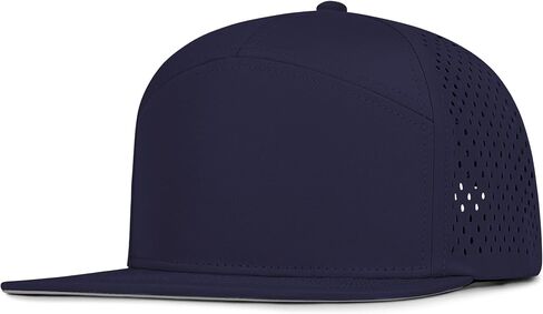 4 Inclusive Sizes Flat Bill Performance Trucker Hat Men Women, 7 Panel Snapback Running in Kuwait