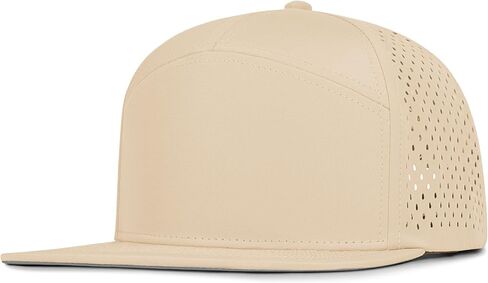 4 Inclusive Sizes Flat Bill Performance Trucker Hat Men Women, 7 Panel Snapback Running in Kuwait