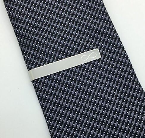 Father's Day Gift Infinity Tie Bar. Tie Clip with quote in Saudi Arabia