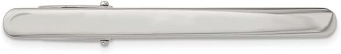 The Black Bow Stainless Steel Polished Tie Bar Clip, 4 x 57mm in Kuwait