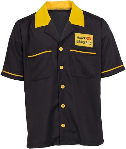 Men's Clerks 3 Cosplay Costume Shirt Clerk Jacket Randal Dante Jay Shirts Button Down Short Sleeves in Saudi Arabia