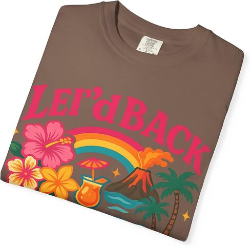 Lei'd Back Vibes: تصميم استوائي نابض بالحياة في هاواي، ألوان مريحة للفتيات، رحلة إسبرسو in Kuwait