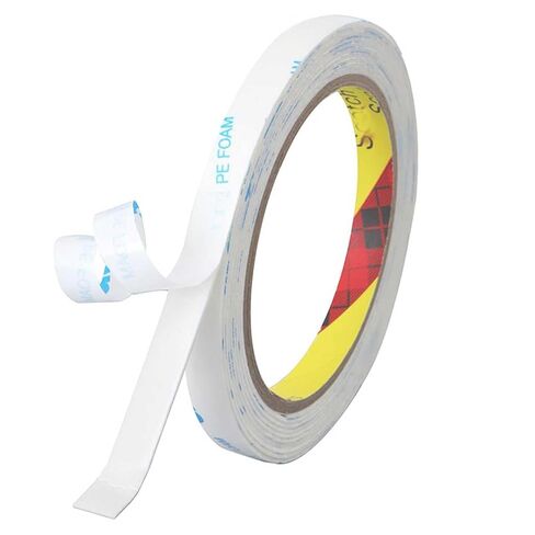 Double Sided Tape Heavy Duty, 0.5in×10ft Picture Hanging Strips for Posters, Removable Waterproof No Wall Damage Foam Tape, Adhesive Mounting Tape for Paint Wall in Kuwait