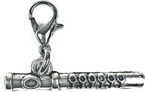 Flute Instrument Clip on Charm Perfect for Necklaces Bracelets 101T in Kuwait