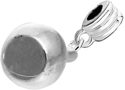 Sexy Sparkles 3D Kettlebell Charm with Lobster Claw Clasp – Weight Lifting, Fitness, Gym Exercise Pendant for Bracelets & Chains in Kuwait