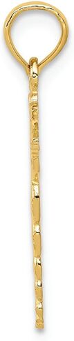 FJC Finejewelers 14k Yellow Gold Caduceus Charm in Kuwait