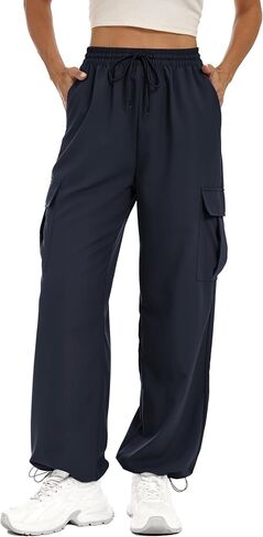 Lzzidou Womens Hiking Pants Lightweight Waterproof Quick Dry Cargo Pants with 4 Pockets Camping Trekking Trousers in Saudi Arabia