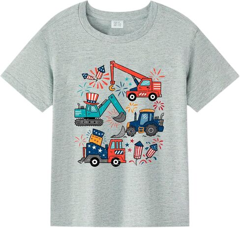 Toddler Boys 4th of July Shirt Kids Bass Construction Goose Tshirt Feral But Free Tops America 250 Tees 2-7 Years in Kuwait