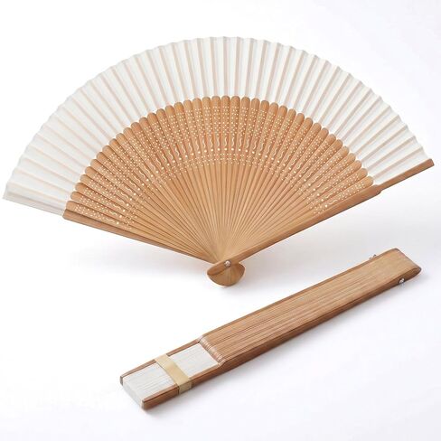Hand Fan Foldable, Vintage Handheld Folding Fan, Elegant Bamboo Folding Fans for Women, Portable Handheld Fans for Cooling, Decoration, and Events - Hot Flashes, Summer Cooling in Kuwait