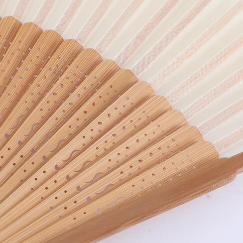 Hand Fan Foldable, Vintage Handheld Folding Fan, Elegant Bamboo Folding Fans for Women, Portable Handheld Fans for Cooling, Decoration, and Events - Hot Flashes, Summer Cooling in Kuwait