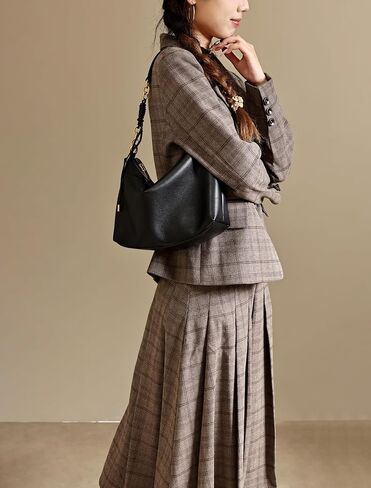 Small Shoulder bag For Women Soft Vegan Leather Handbag Cute Hobo Purse Crossbody with Adjustable Strap in Saudi Arabia