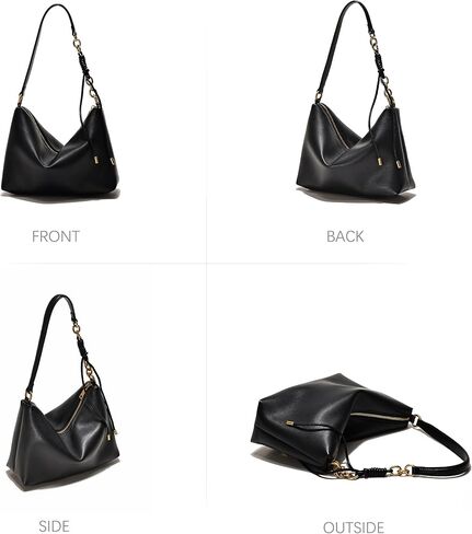 Small Shoulder bag For Women Soft Vegan Leather Handbag Cute Hobo Purse Crossbody with Adjustable Strap in Saudi Arabia