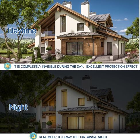 Window Privacy Film One Way Daytime Privacy Static Cling Sun Blocking Anti UV Reflective Window Tint for Home and Office in Kuwait