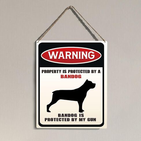 Funny Beagle Warning Wall Decor Dog Lovers Gifts for Women Men Friends Neighbor Retro Beware of Dog Signs for Fence Farmhouse Garden Yard Porch Home Outdoor Indoor Wall Sign in Kuwait