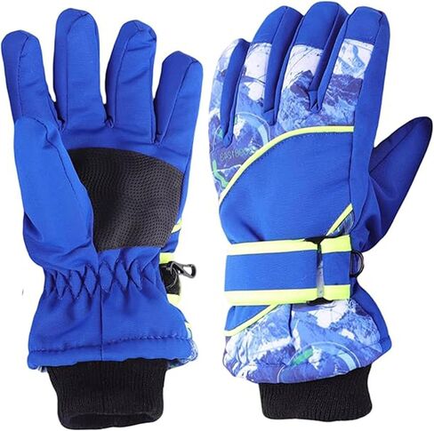 UTOWO Kids Winter Cold Weather Ski Gloves Boy-Girl Warm Windproof Snow Gloves for Snowboarding Sledding Cycling Toddler 3-6T in Kuwait