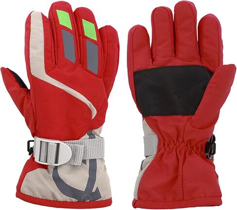 UTOWO Kids Winter Cold Weather Ski Gloves Boy-Girl Warm Windproof Snow Gloves for Snowboarding Sledding Cycling Toddler 3-6T in Kuwait