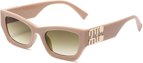 Vintage Cat Eye For Women Sunglasses Personality Resin Lens Travel Eyewear Girls Cute Small Frame Goggles in Saudi Arabia